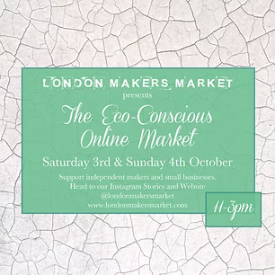 London Craft Fair this weekend. Eco-conscious online market. Eco-friendly shopping.